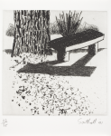 Southall, Andrew: From Black and White of Brick and Bark, printer: Stoneman, Hugh (1947-2005), publisher: The Print Centre, signed and dated 1991, etching (number 23 of an edition of 35), 45.3 x 38 cms. The Art Fund Hugh Stoneman Archive
 We will credit the artist at all times.
