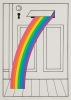 Hughes, Patrick: Rainbow's End, publisher: Penwith Society of Artists, signed and dated 1978, silkscreen print (24 of an edition of 75), 24 x 17.2 cms. Purchased with funding from News International.
