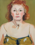 Gardner, Grace (1920-2013): Self portrait using Sir Joshua Reynold's palette for flesh, oil on canvas, 51 x 41 cms. The Grace Gardner Gift.
