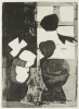 Cross, Tom (1931-2009): In a window 1, signed and dated 1978, etching (artist's proof), 41 x 28.5 cms. Presented by Mrs Patricia Cross.