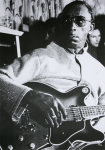 Gibson, Pete (born 1944): Mississippi Fred McDowell (1904-1972), London 1969, photograph, 42 x 29.5. Presented by the artist.