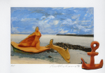 Abrahams, Ivor RA (1935-2015): La Mediterranee (9 of a set of 16), signed and dated 1994, lithograph with ceramic maquette (artist's proof), 33.3 x 42.2 cms. Presented by Professor Ivor and Evelyne Abrahams.