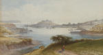 Hart, Thomas FSA (1830-1916): A view of Falmouth, signed, watercolour, 19 x 33.5 cms. Presented by Jill Armitage-Lewingdon in memory of Joan Rhodes (nee Armitage).