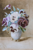 Genn, Ellen (1827-1897): Pansies, signed and dated 1884, watercolour, 26.5 x 18 cms. Presented by Jill Armitage-Lewingdon in memory of Joan Rhodes (nee Armitage).