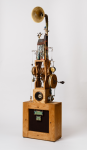 Henshall, Fi: A busy day at no. 12 West Street, automaton, 141 x 38 x 25. © of the artist.