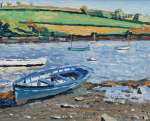 Tozer, Andrew: Last days of summer, Mylor Bridge, signed, oil on board, 50 x 56 cms. Presented by Ashton, Dr P. M. E.