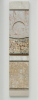 Ray, Roy (1936 - 2021): Porthmeor column II, dated 1986, mixed media on plywood, 72 x 15 cms. Presented by Gardner, Grace. Bequest.