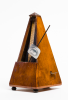 Unknown artist: Reconstruction of Man Ray's metronome, dated 2004, metronome, 22 cms high.