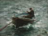 Tuke, Henry Scott, RA RWS (1858-1929): In Tow, dated, inscribed H.S. Tuke 93, oil on panel, 26.5 x 35 cms. RCPS Tuke Collection. Loan.