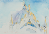 Scott, Rosie: Basilica, Santa Maria Venice, signed and dated 2006, watercolour on paper, 29 x 40 cms. We will credit the artist at all times. Bequest.